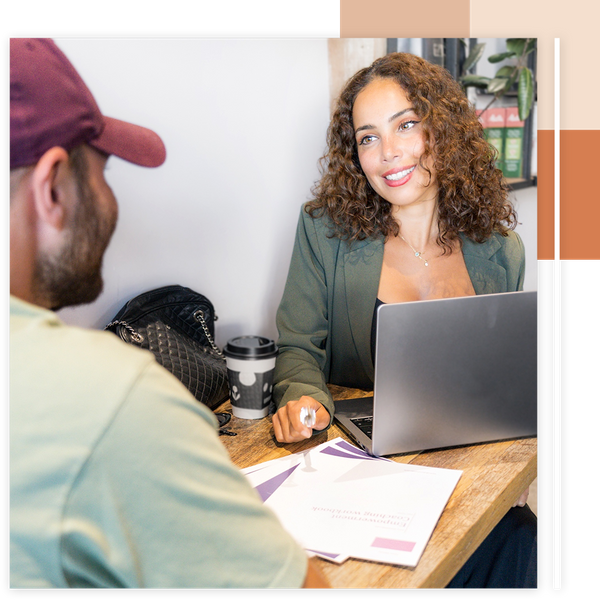 dalia halabi with patient